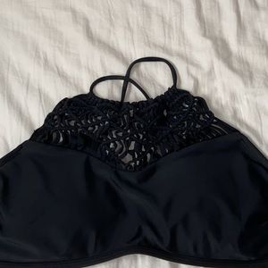 Black brand new bikini top